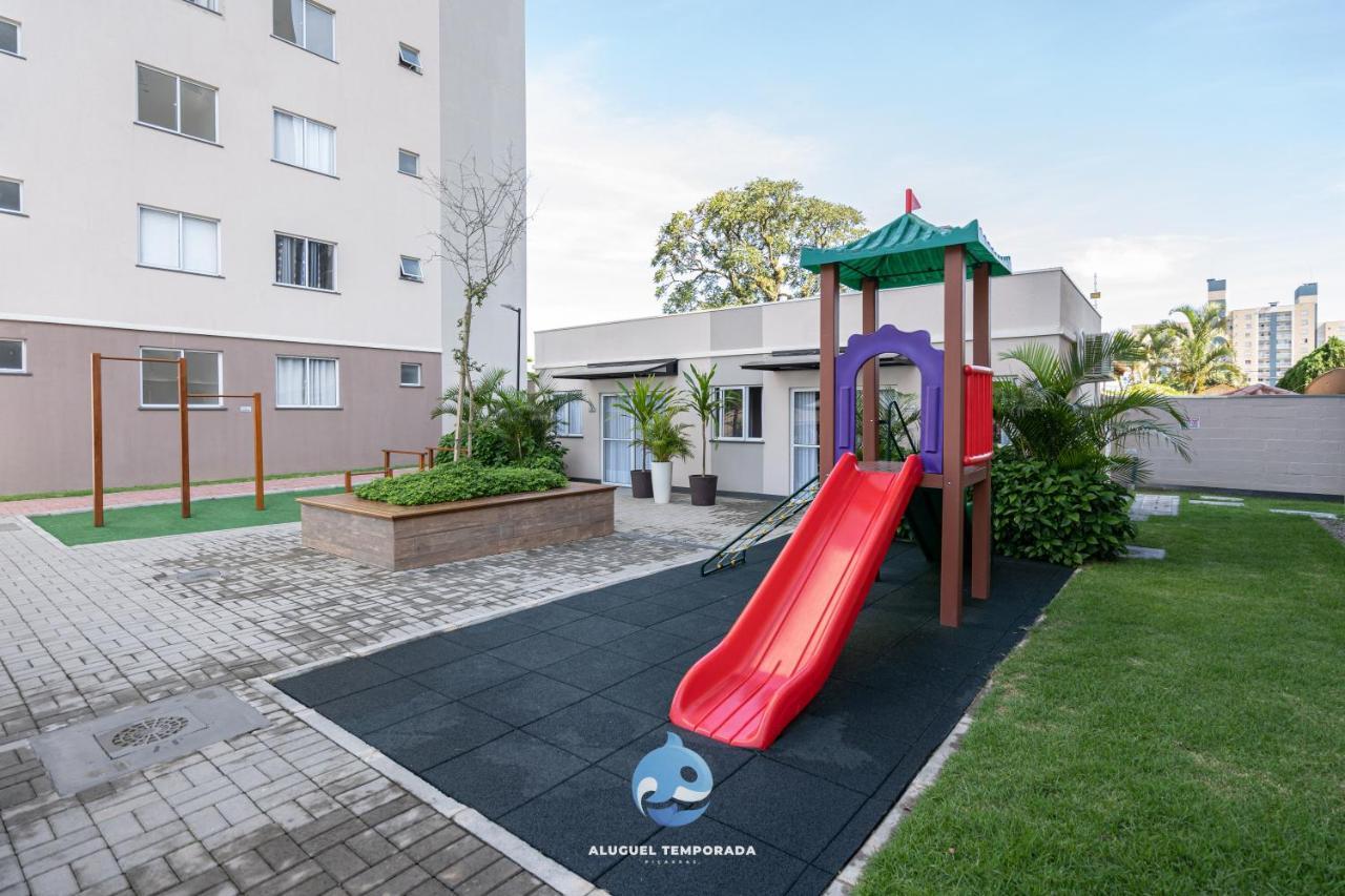 Apartamento 150M Da Praia Com Sacada, Wi-Fi Ar Condicionado, Piscina, Portaria 24H, Playground E Vaga De Garagem Apartment Picarras Bagian luar foto